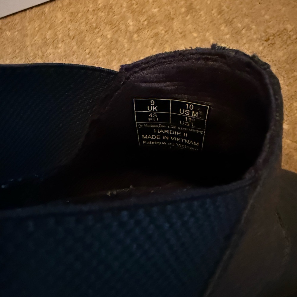 Dr. Martens HARDIE II LEATHER CHELSEA WORK BOOTS Black - Picture 8 of 10